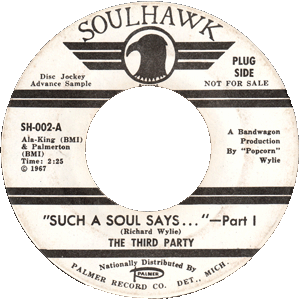Soulhawk 002A label scan